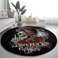 girl-skull-round-carpet-zero-fucking-given