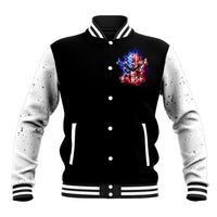 American Skull Baseball Jacket American Live It Love It Or Get The Hell Out - Wonder Print Shop