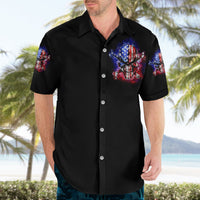 American Skull Hawaiian Shirt American Live It Love It Or Get The Hell Out - Wonder Print Shop