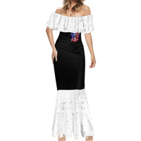 American Skull Mermaid Dress American Live It Love It Or Get The Hell Out - Wonder Print Shop