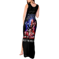 American Skull Tank Maxi Dress American Live It Love It Or Get The Hell Out - Wonder Print Shop