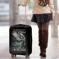 Angel Skull Luggage Cover She Whispered Back Iam The Storm - Wonder Print Shop