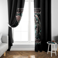 Angel Skull Window Curtain She Whispered Back Iam The Storm - Wonder Print Shop