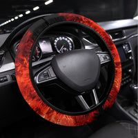 Satan Skull Steering Wheel Cover Become The Monster And Show Your True Smile - Wonder Print Shop