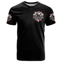 Satan Skull T Shirt Become The Monster And Show Your True Smile - Wonder Print Shop