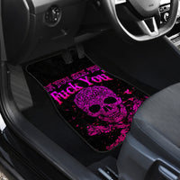 Flower Skull Car Mats Can You See The Fuck You In My Smile - Wonder Print Shop