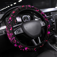 Flower Skull Steering Wheel Cover Can You See The Fuck You In My Smile - Wonder Print Shop