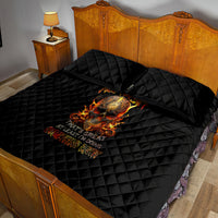 Fire Skull Quilt Bed Set Did I Piss You Off That's Great At Least I'm Doing Something Right - Wonder Print Shop