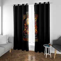 Fire Skull Window Curtain Did I Piss You Off That's Great At Least I'm Doing Something Right - Wonder Print Shop