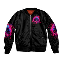 Rose Skull Bomber Jacket I Have 3 Sides And You Never Want To See - Wonder Print Shop