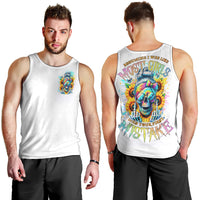 Skull Girl Men Tank Top Assuming I Was Like Most Girls Was Your First Mistake - Wonder Print Shop