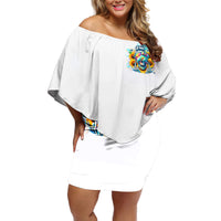 Skull Girl Off Shoulder Short Dress Assuming I Was Like Most Girls Was Your First Mistake - Wonder Print Shop