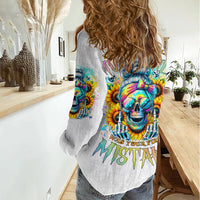 Skull Girl Women Casual Shirt Assuming I Was Like Most Girls Was Your First Mistake - Wonder Print Shop