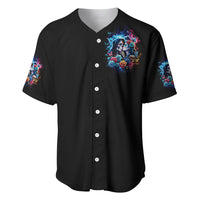 Couple Skull Baseball Jersey It't You And Me Against The World Baby - Wonder Print Shop