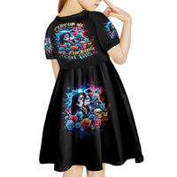 Couple Skull Kid Short Sleeve Dress It't You And Me Against The World Baby - Wonder Print Shop