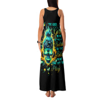 Flame Skull Family Matching Tank Maxi Dress and Hawaiian Shirt The Good Girl In Me Got Tired Of The Bullshit - Wonder Print Shop