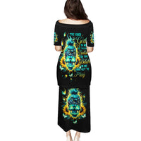 Flame Skull Puletasi The Good Girl In Me Got Tired Of The Bullshit - Wonder Print Shop