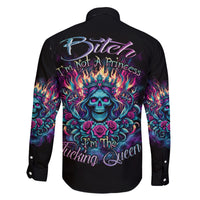 Queen Skull Family Matching Tank Maxi Dress and Hawaiian Shirt Bitch I'm Not A Princess I'm The Fucking Queen - Wonder Print Shop