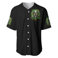 Old Skull Baseball Jersey I Stopped Fighting My Inner Demons We On The Same Side Now - Wonder Print Shop