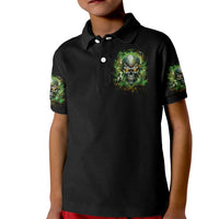 Old Skull Kid Polo Shirt I Stopped Fighting My Inner Demons We On The Same Side Now - Wonder Print Shop