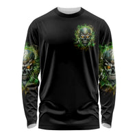 Old Skull Long Sleeve Shirt I Stopped Fighting My Inner Demons We On The Same Side Now - Wonder Print Shop
