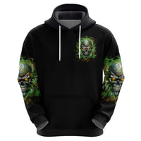 Old Skull Zip Hoodie I Stopped Fighting My Inner Demons We On The Same Side Now - Wonder Print Shop