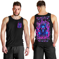 Flame Skull Men Tank Top The Good Girl In Me Got Tired Of The Bullshit - Wonder Print Shop