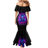 Flame Skull Mermaid Dress The Good Girl In Me Got Tired Of The Bullshit - Wonder Print Shop