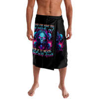 Lady Skull Lavalava Stand For What You Believe In Even If It Means Standing Alone - Wonder Print Shop