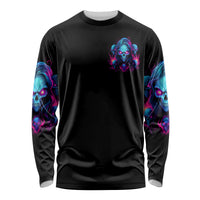 Lady Skull Long Sleeve Shirt Stand For What You Believe In Even If It Means Standing Alone - Wonder Print Shop