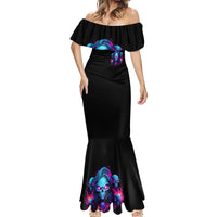 Lady Skull Mermaid Dress Stand For What You Believe In Even If It Means Standing Alone - Wonder Print Shop