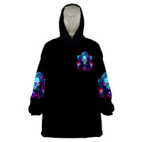 Lady Skull Wearable Blanket Hoodie Stand For What You Believe In Even If It Means Standing Alone - Wonder Print Shop