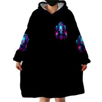 Lady Skull Wearable Blanket Hoodie Stand For What You Believe In Even If It Means Standing Alone - Wonder Print Shop