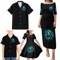 Lady Skull Family Matching Puletasi and Hawaiian Shirt Assuming I Was Like Most Girls Was Your First Mistake - Wonder Print Shop