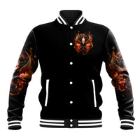 Angel Skull Baseball Jacket Sometimes An Angel Sometimes A Hellrasier - Wonder Print Shop