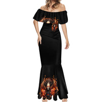 Angel Skull Mermaid Dress Sometimes An Angel Sometimes A Hellrasier - Wonder Print Shop