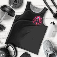 Rose Skull Men Tank Top I Hold A Beast An Angel And A Crazy Lady In Me - Wonder Print Shop