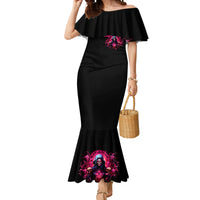 Rose Skull Mermaid Dress I Hold A Beast An Angel And A Crazy Lady In Me - Wonder Print Shop