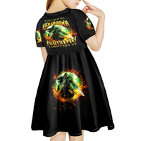 Fairy Skull Kid Short Sleeve Dress In My Next Life I Want To Be The Karme Fairy - Wonder Print Shop