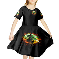 Fairy Skull Kid Short Sleeve Dress In My Next Life I Want To Be The Karme Fairy - Wonder Print Shop