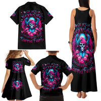 Witch Skull Family Matching Tank Maxi Dress and Hawaiian Shirt Buckle Up Buttercup You Just Flipped My Bitch Switch - Wonder Print Shop