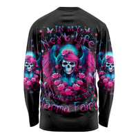 Witch Skull Long Sleeve Shirt Buckle Up Buttercup You Just Flipped My Bitch Switch - Wonder Print Shop