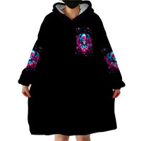 Witch Skull Wearable Blanket Hoodie Buckle Up Buttercup You Just Flipped My Bitch Switch - Wonder Print Shop