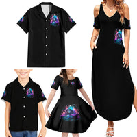 Lady Skull Family Matching Summer Maxi Dress and Hawaiian Shirt The Good Girl In Me Got Tired Of The Bullshit - Wonder Print Shop