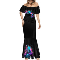 Lady Skull Mermaid Dress The Good Girl In Me Got Tired Of The Bullshit - Wonder Print Shop
