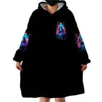 Lady Skull Wearable Blanket Hoodie The Good Girl In Me Got Tired Of The Bullshit - Wonder Print Shop