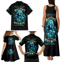 Irsh Girl Skull Family Matching Tank Maxi Dress and Hawaiian Shirt Drink Up Bitch - Wonder Print Shop