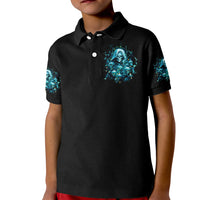 Irsh Girl Skull Kid Polo Shirt Drink Up Bitch - Wonder Print Shop