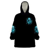 Irsh Girl Skull Wearable Blanket Hoodie Drink Up Bitch - Wonder Print Shop