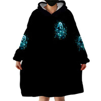 Irsh Girl Skull Wearable Blanket Hoodie Drink Up Bitch - Wonder Print Shop